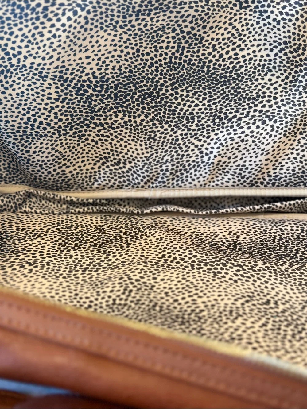Sole Society Leather Weekender Duffel Bag - Cognac